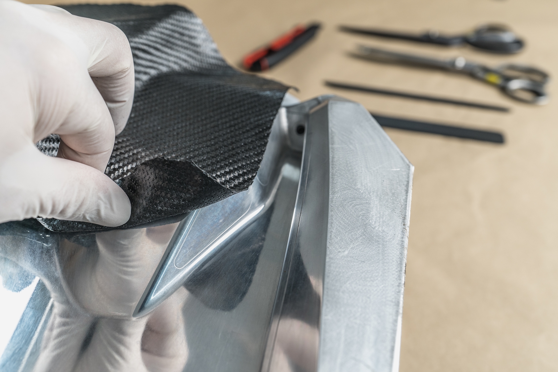 CFK-Form aus GEFRA Stern Aluform - Carbon Sigl